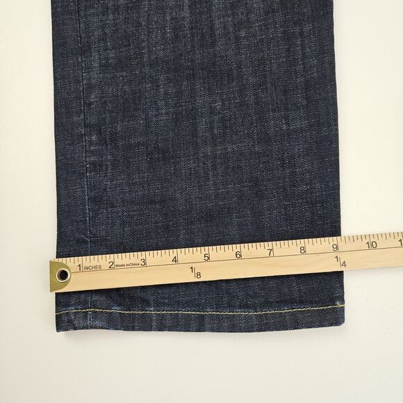 Lucky Brand 329 Classic Straight Fit Men's 40x30 Stretch Dark‎ Wash Denim Blue - Picture 10 of 10